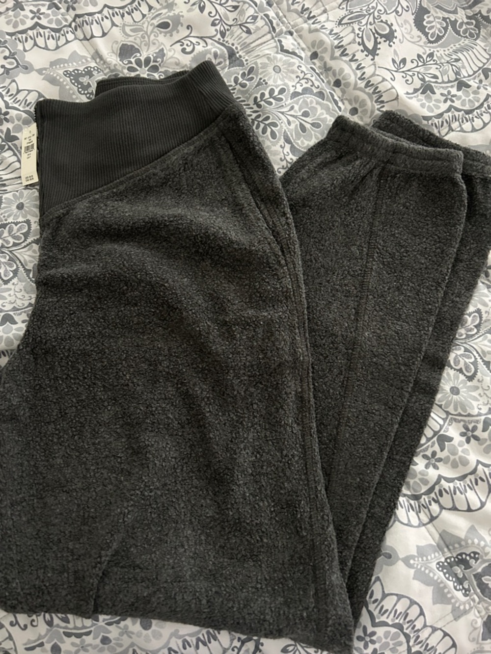 Cozy Fleece Women's Bottoms - Dark Charcoal